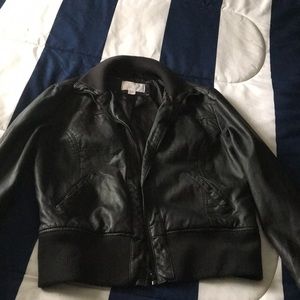 Leather jacket -black